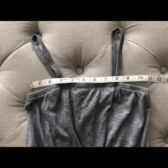 Girls gray romper -onesie - shorts - Picture 5 of 6